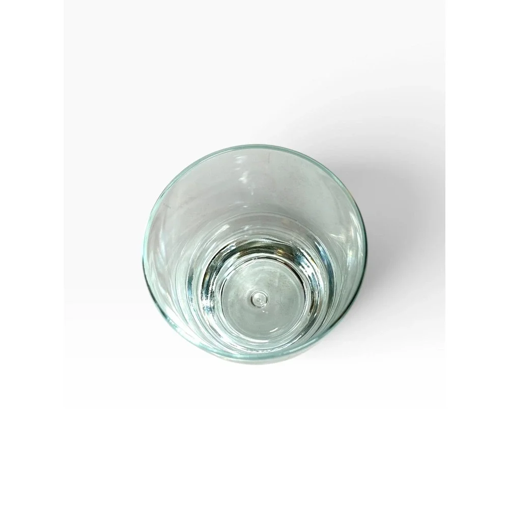 Bormioli Rocco Rocks Glass  Clear Luna Bubble Base Italy
